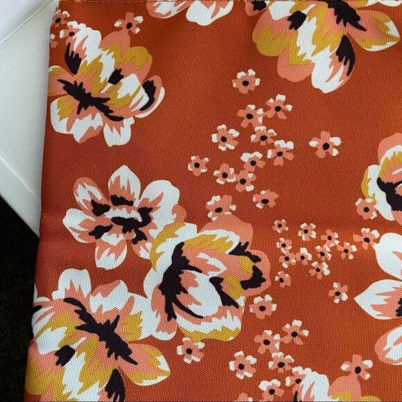 Orange Floral Foldable Purse/Clutch by Rachel Pally, NWOT - Picture 3 of 9